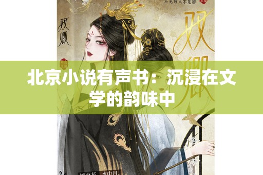 北京小说有声书：沉浸在文学的韵味中