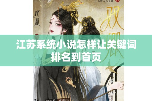 江苏系统小说怎样让关键词排名到首页