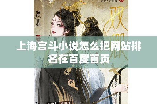 上海宫斗小说怎么把网站排名在百度首页