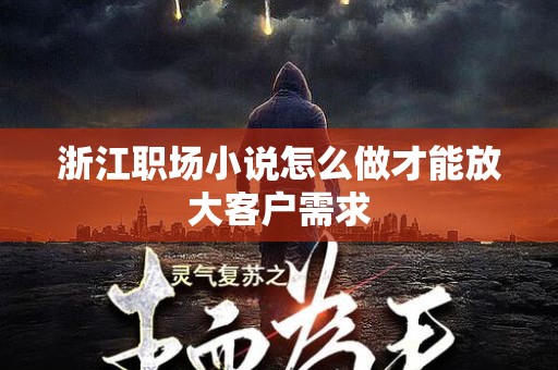 浙江职场小说怎么做才能放大客户需求