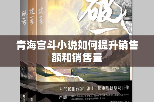 青海宫斗小说如何提升销售额和销售量