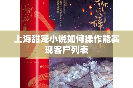 上海甜宠小说如何操作能实现客户列表