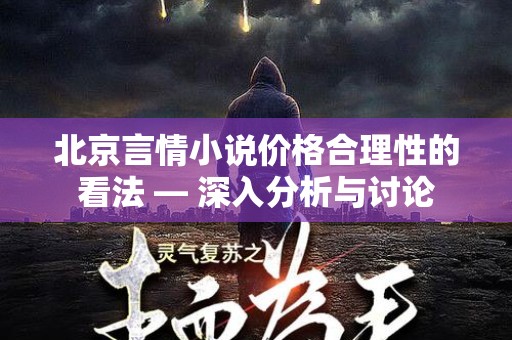 北京言情小说价格合理性的看法 — 深入分析与讨论