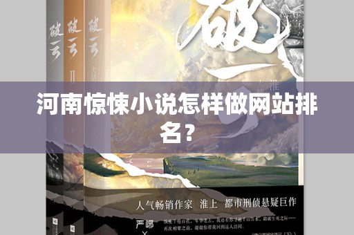 河南惊悚小说怎样做网站排名？