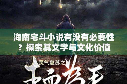 海南宅斗小说有没有必要性？探索其文学与文化价值