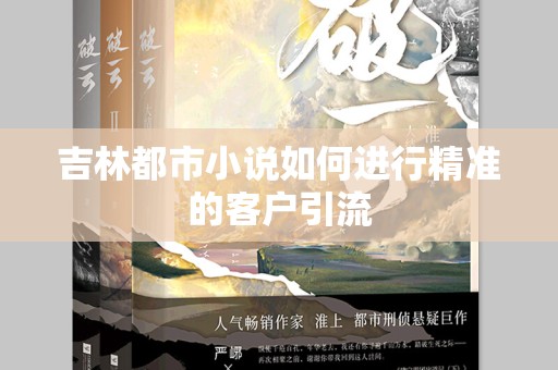 吉林都市小说如何进行精准的客户引流