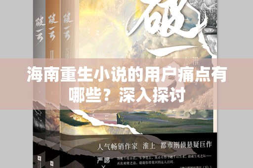 海南重生小说的用户痛点有哪些？深入探讨