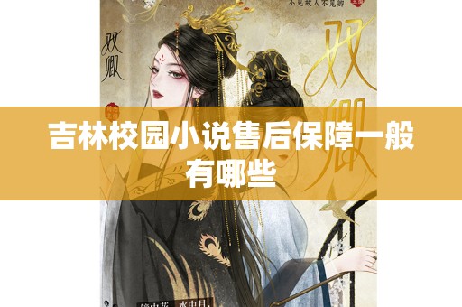 吉林校园小说售后保障一般有哪些