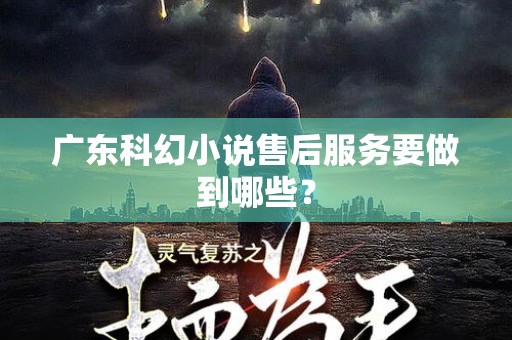 广东科幻小说售后服务要做到哪些？
