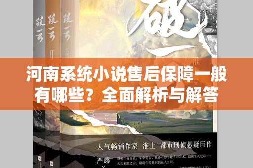 河南系统小说售后保障一般有哪些？全面解析与解答