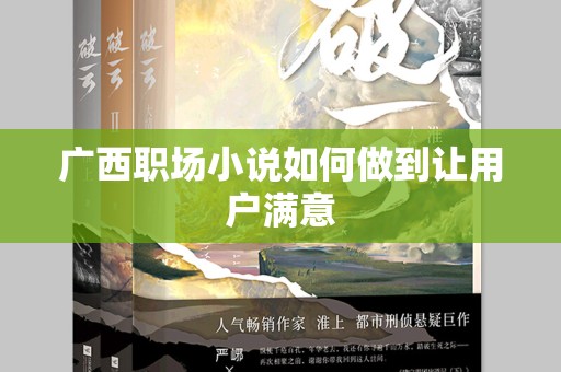 广西职场小说如何做到让用户满意