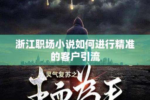 浙江职场小说如何进行精准的客户引流