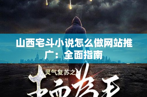 山西宅斗小说怎么做网站推广：全面指南