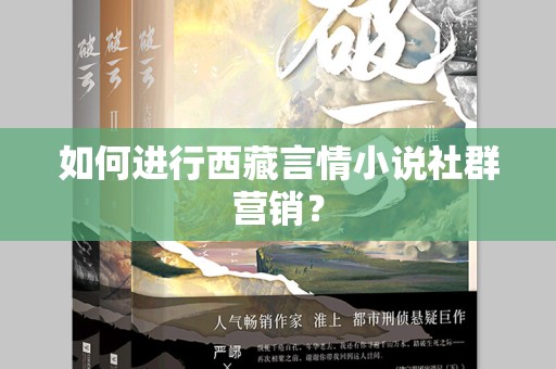 如何进行西藏言情小说社群营销？