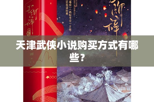 天津武侠小说购买方式有哪些？
