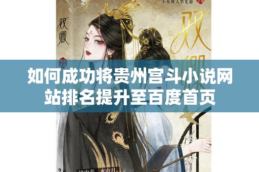 如何成功将贵州宫斗小说网站排名提升至百度首页
