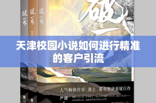 天津校园小说如何进行精准的客户引流