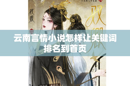 云南言情小说怎样让关键词排名到首页