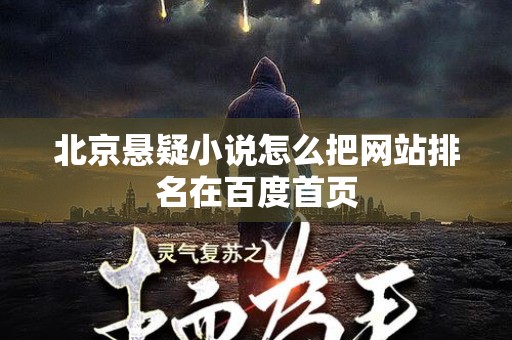 北京悬疑小说怎么把网站排名在百度首页