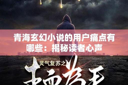 青海玄幻小说的用户痛点有哪些：揭秘读者心声