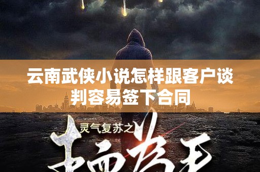 云南武侠小说怎样跟客户谈判容易签下合同