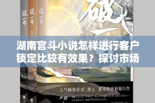 湖南宫斗小说怎样进行客户锁定比较有效果？探讨市场策略与目标用户