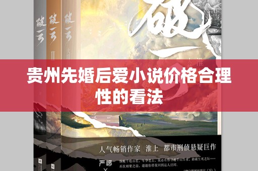 贵州先婚后爱小说价格合理性的看法