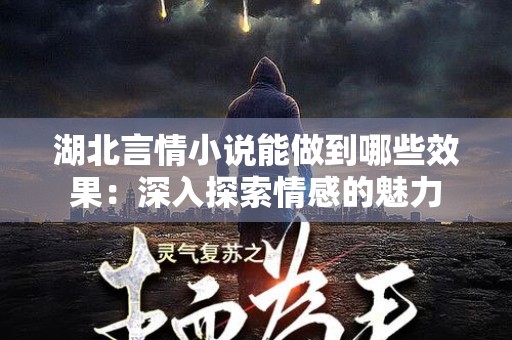 湖北言情小说能做到哪些效果：深入探索情感的魅力