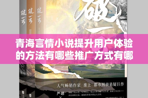 青海言情小说提升用户体验的方法有哪些推广方式有哪些