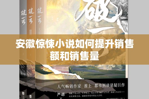 安徽惊悚小说如何提升销售额和销售量