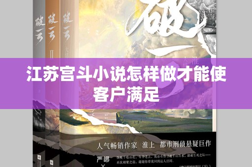 江苏宫斗小说怎样做才能使客户满足