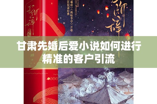 甘肃先婚后爱小说如何进行精准的客户引流