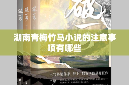 湖南青梅竹马小说的注意事项有哪些
