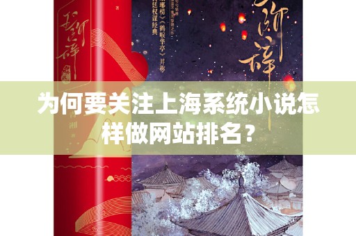 为何要关注上海系统小说怎样做网站排名？