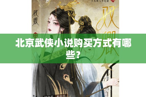 北京武侠小说购买方式有哪些？