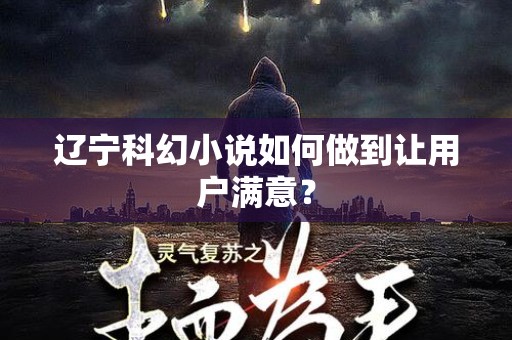 辽宁科幻小说如何做到让用户满意？