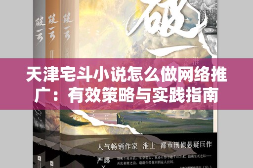 天津宅斗小说怎么做网络推广：有效策略与实践指南