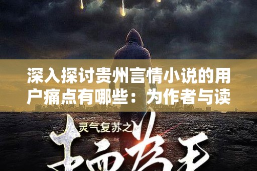 深入探讨贵州言情小说的用户痛点有哪些：为作者与读者提供解决方案