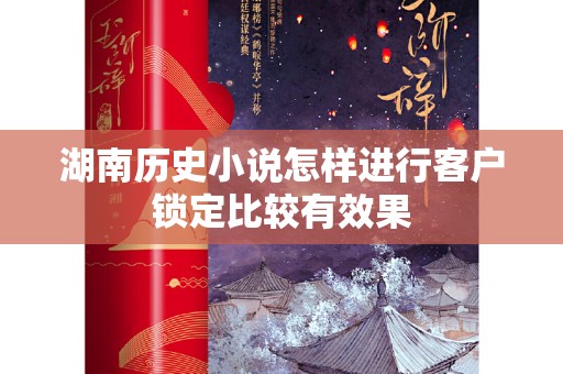 湖南历史小说怎样进行客户锁定比较有效果