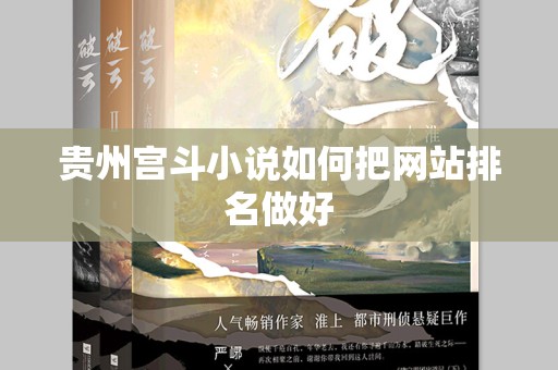贵州宫斗小说如何把网站排名做好