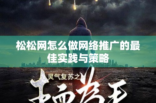 松松网怎么做网络推广的最佳实践与策略