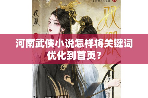 河南武侠小说怎样将关键词优化到首页？