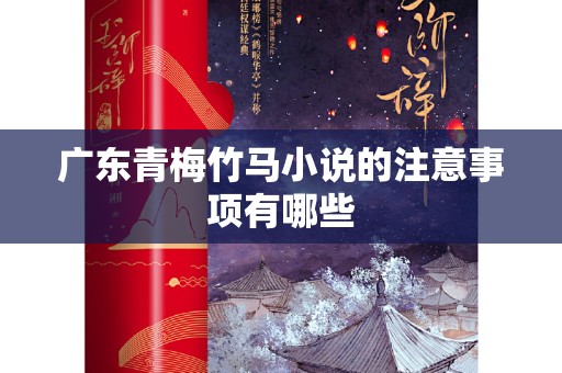 广东青梅竹马小说的注意事项有哪些