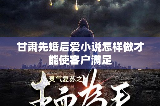 甘肃先婚后爱小说怎样做才能使客户满足