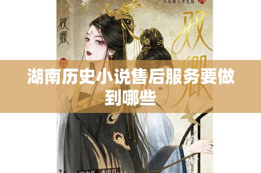 湖南历史小说售后服务要做到哪些