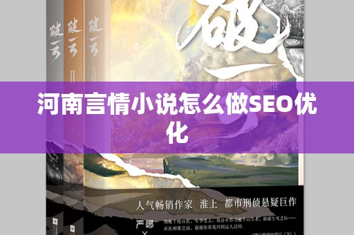 河南言情小说怎么做SEO优化