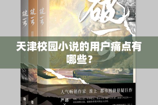 天津校园小说的用户痛点有哪些？