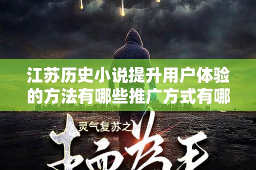 江苏历史小说提升用户体验的方法有哪些推广方式有哪些
