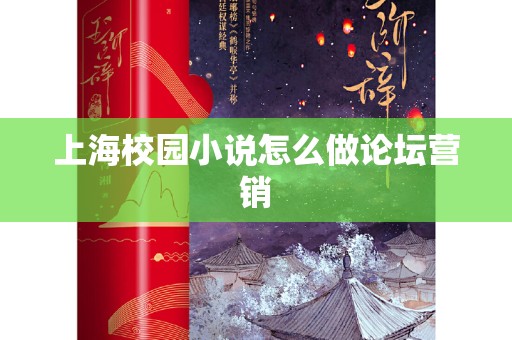 上海校园小说怎么做论坛营销