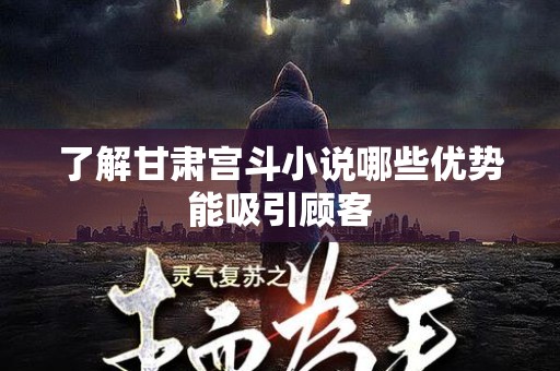 了解甘肃宫斗小说哪些优势能吸引顾客